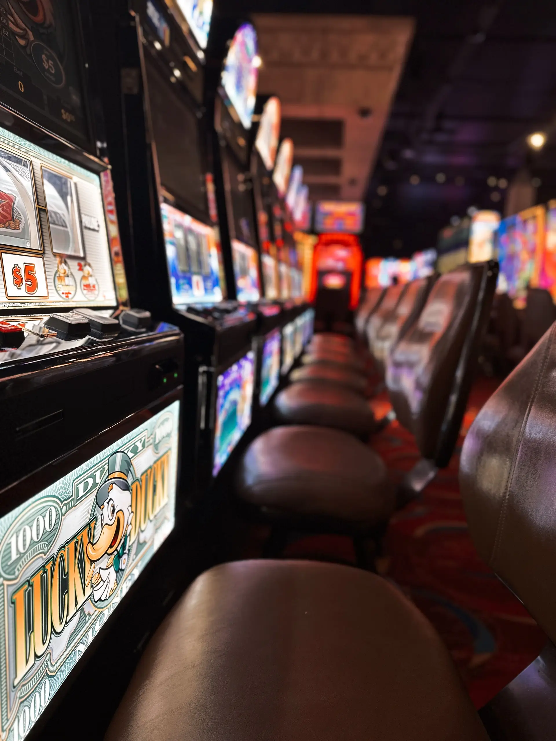 Casino-Atmosphäre bei Nacht