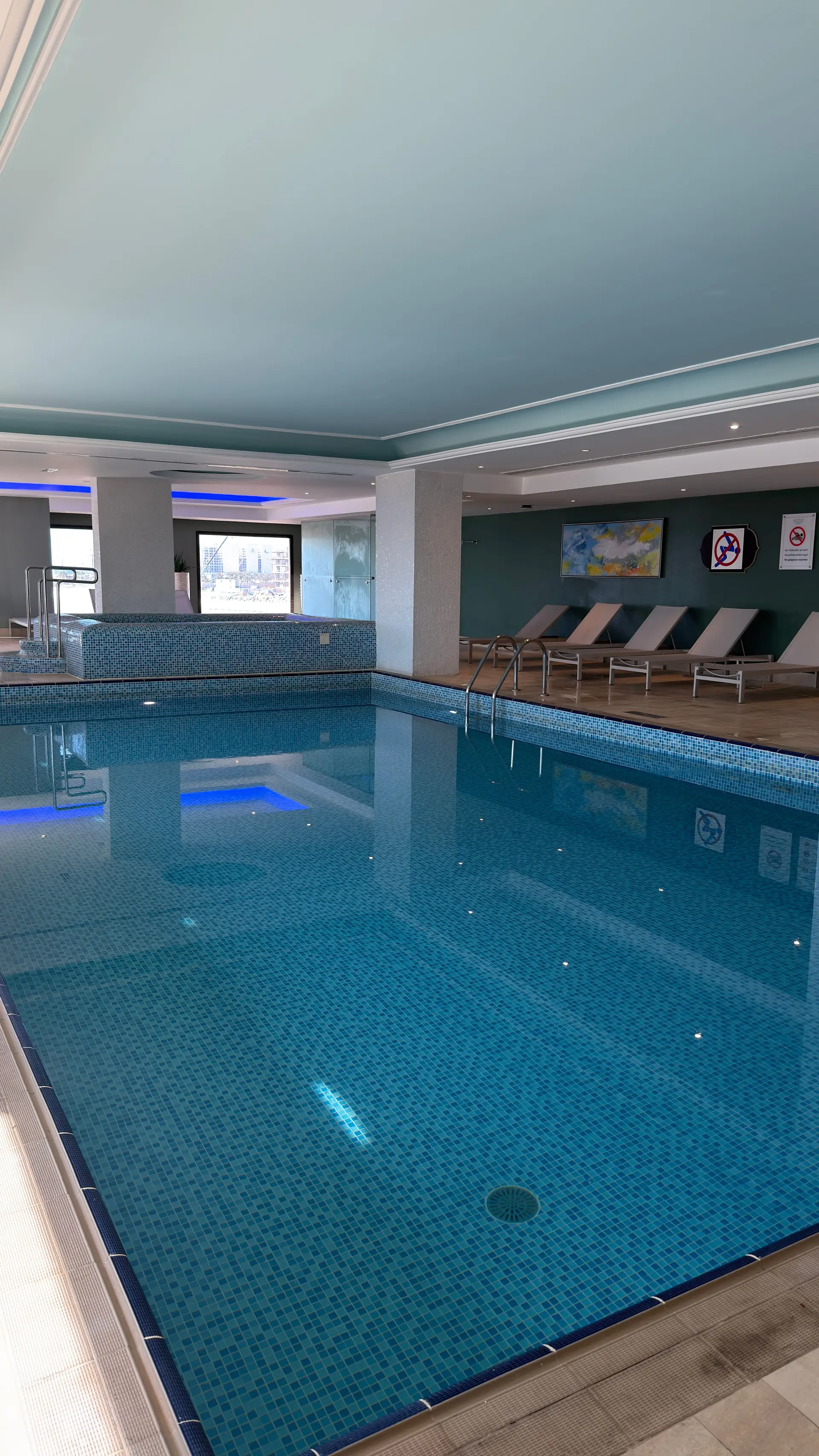 Ruhebereich am Pool