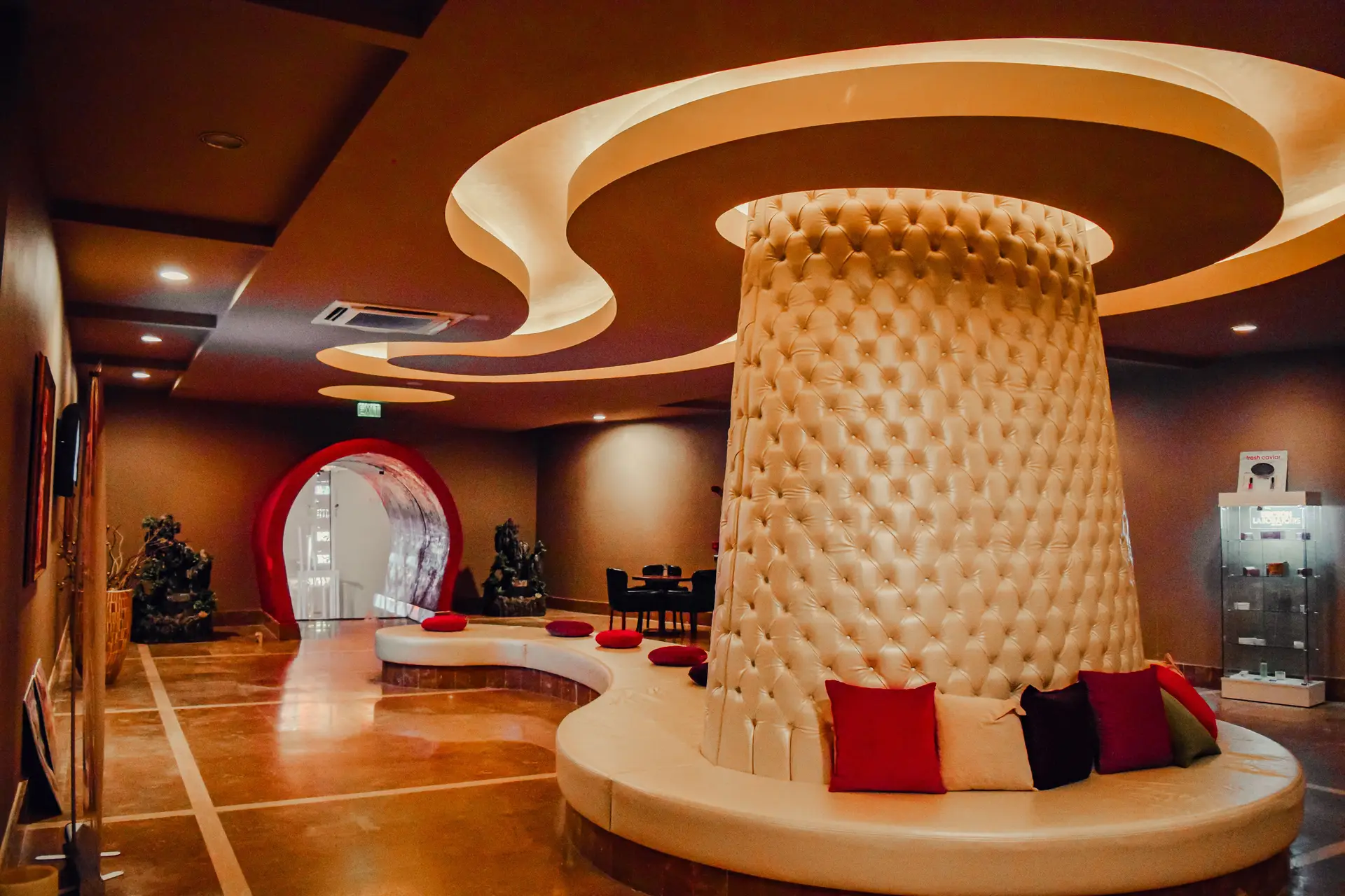 Ruhiger Lounge-Bereich im ZelvessianRoyalcourt